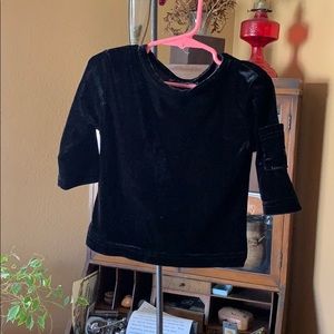 Vintage Black velvet shirt